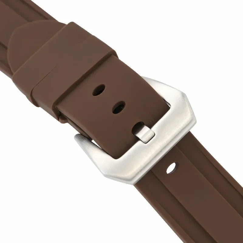 Thick Rubber Watch Band 20mm 22mm 24mm 26mm Camouflage Replacement Silicone Wrist Belt Bracelet Soft Camo Watch Strap