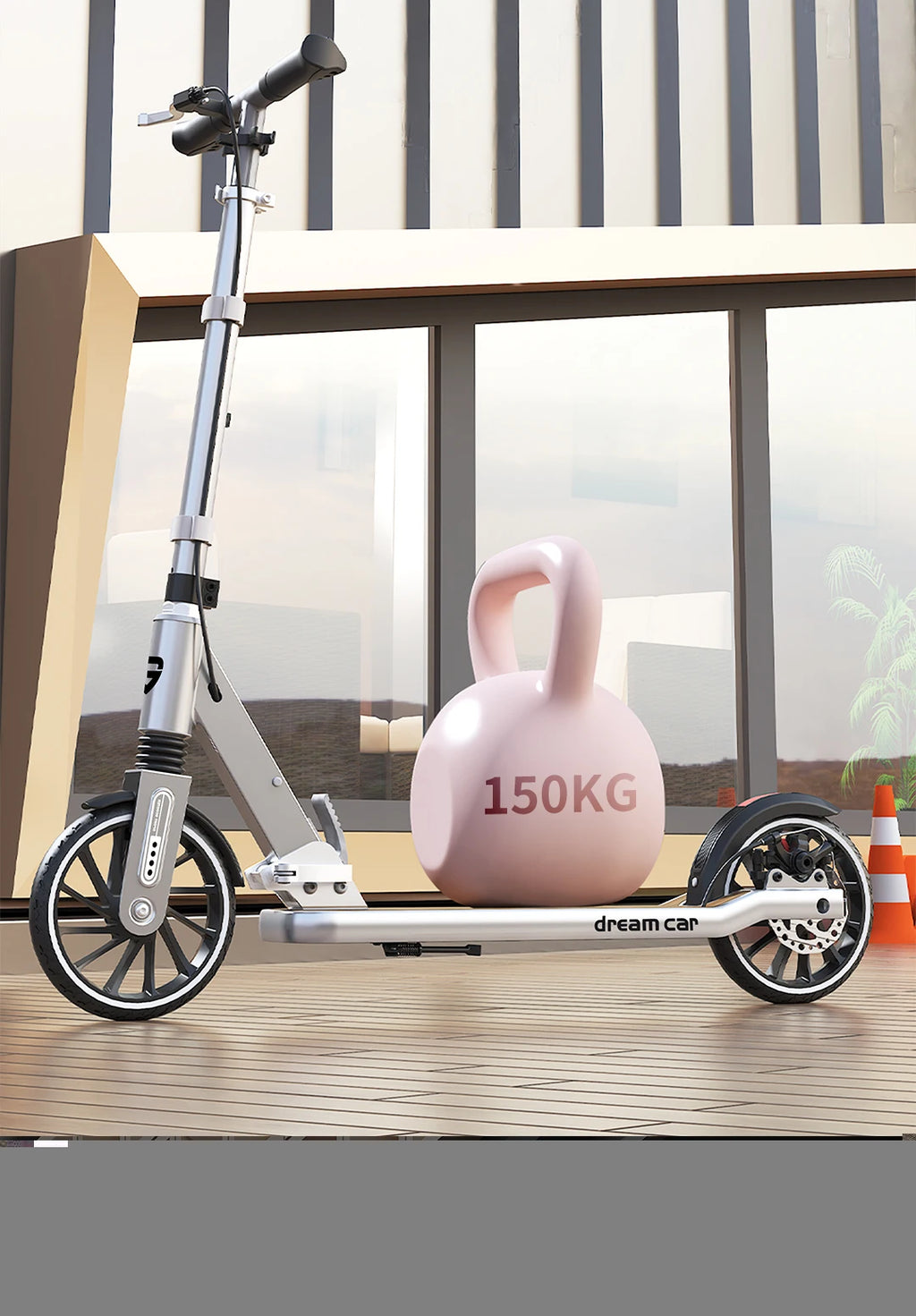 Adult Two Wheel Scooter 5-15 years old Adjustable height single leg scooter for teenagers and children