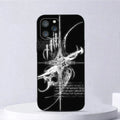 1pc Gothic Cyber Sigil Cross Phone Case Silicone Soft For IPhone 17 Air 16 15 14 13 12 11 Plus Pro Max Plus