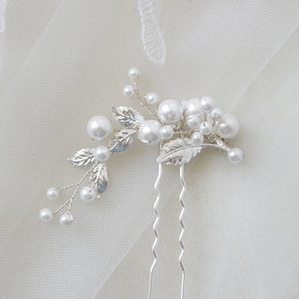 Wedding Hairpins U Shape Pearl Hair Clips Accessories for Women Head Ornaments Jewelry Bridal Headpiece Hairstyle Design Tools