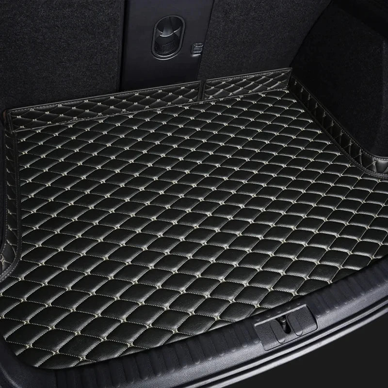 Car Floor Mats For Peugeot 206CC 206 CC T16 2000~2008 Leather Mat Carpets Rugs Protective Pad Set Interior Parts Car Accessories