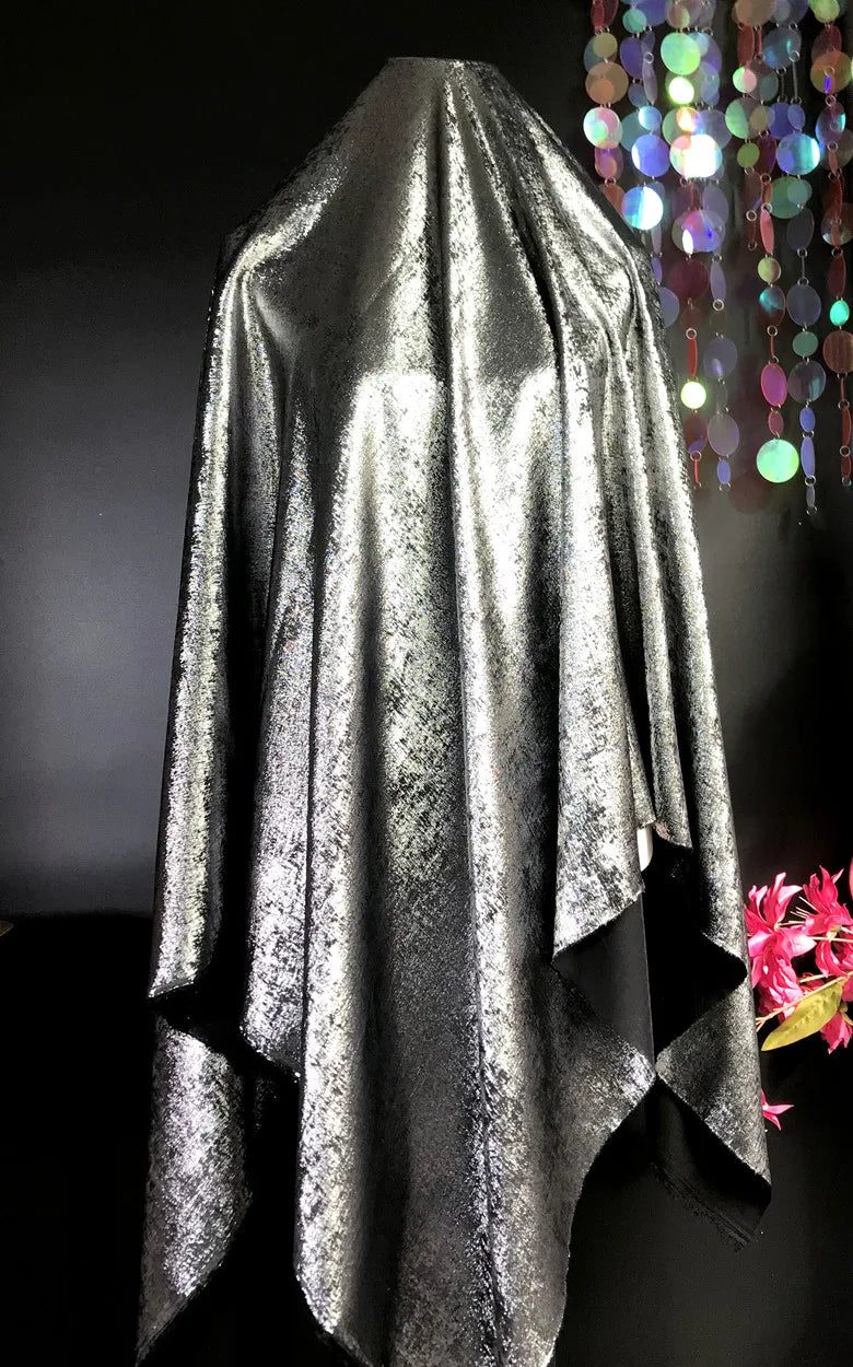 Soft Bronzing Velvet Fabric By The Meter for Dress Costumes Decoration Diy Sewing Designer Cloth Comfortable Glossy Black Blue