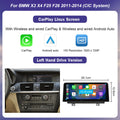 1920*720 Multimedia Touch Screen Wireless Carplay For BMW X3 F25 X4 F26 2014-2016 CIC NBT System Android Auto NBT System