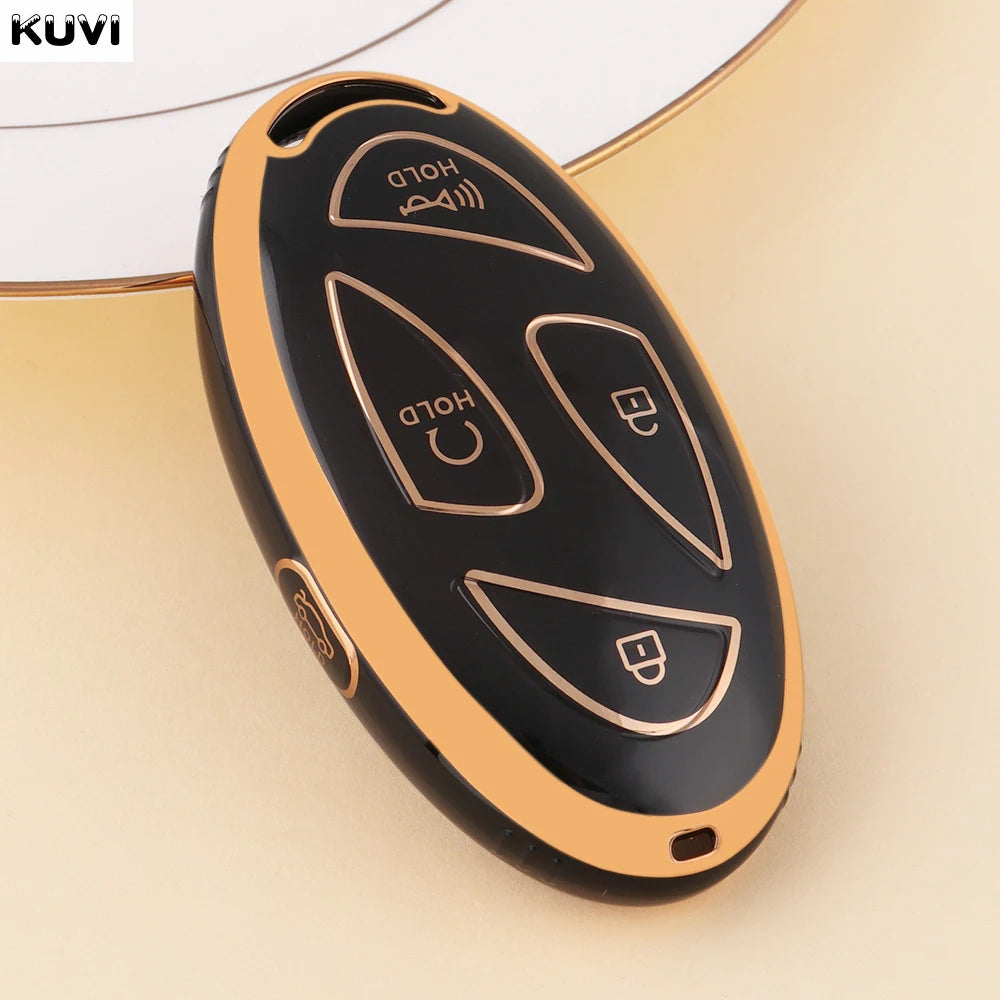 Fashion TPU 5 7 Buttons Car Key Case Cover Shell For Xiandai IONIQ 6 New Grand Prix GN7 Kona Protector Fob Bag Accessories