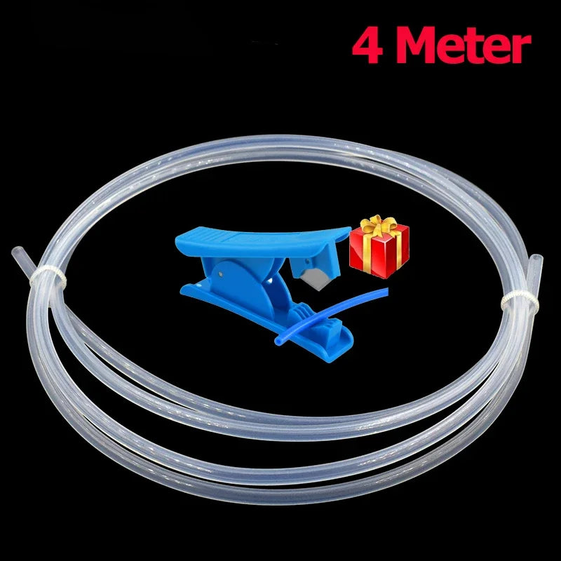 1/2/4M Bowden Extruder PTFE tube for J-head Hotend V5 V6 1.75mm Filament ID 2mm OD 4mm Teflonto pipe for Ender 3 3D Printer Part