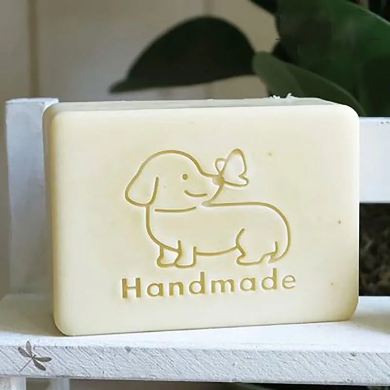 New Bridegroom Bride Pattern Soap Stamp Natural Transparent Acrylic Handmade Flower Soap Making Seal Chapters Diy Craft Supplies