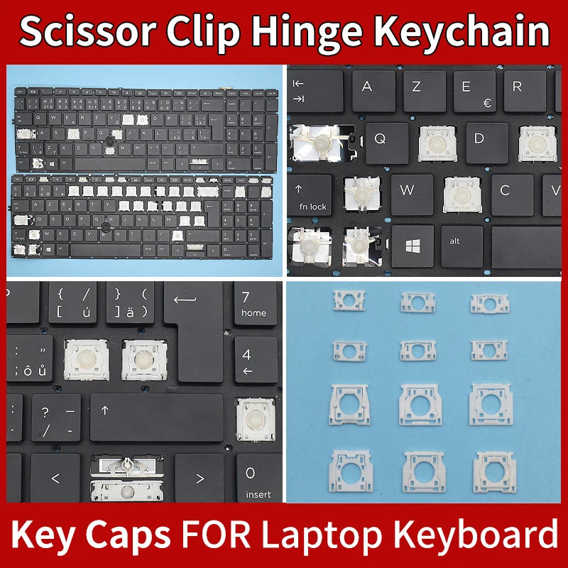Replacement Keycaps Scissor Clip Hinge For HP ZBook Firefly 15 G8 15 G7 key caps Keyboard Keychain