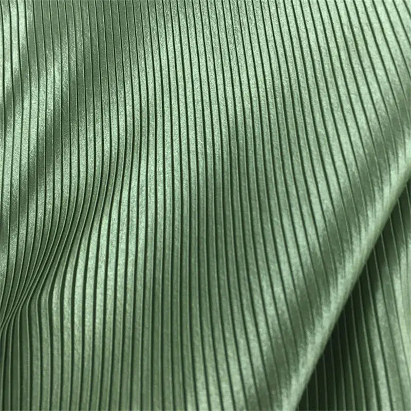 Organ Pleated Fabric Per Meter for Needlework Clothes Skirt Costume Dress Diy Sewing Designer Cloth Soft Comfortable Plain Black