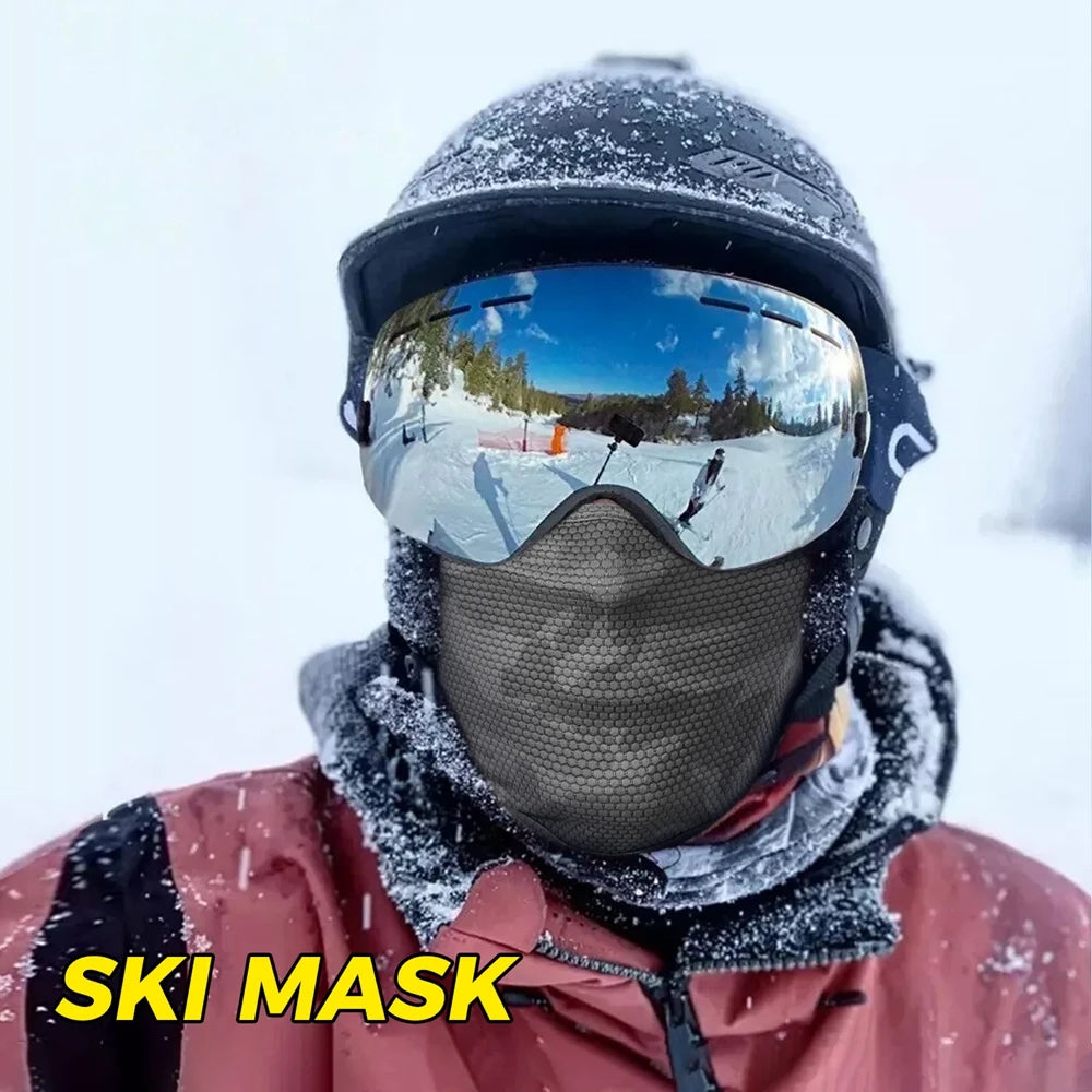 Camo Quick-drying Balaclava Sport Full Face Mask Cool Breathable Tactical Beanies Hood Cap Windproof Ski Neck Cover Helmet Liner
