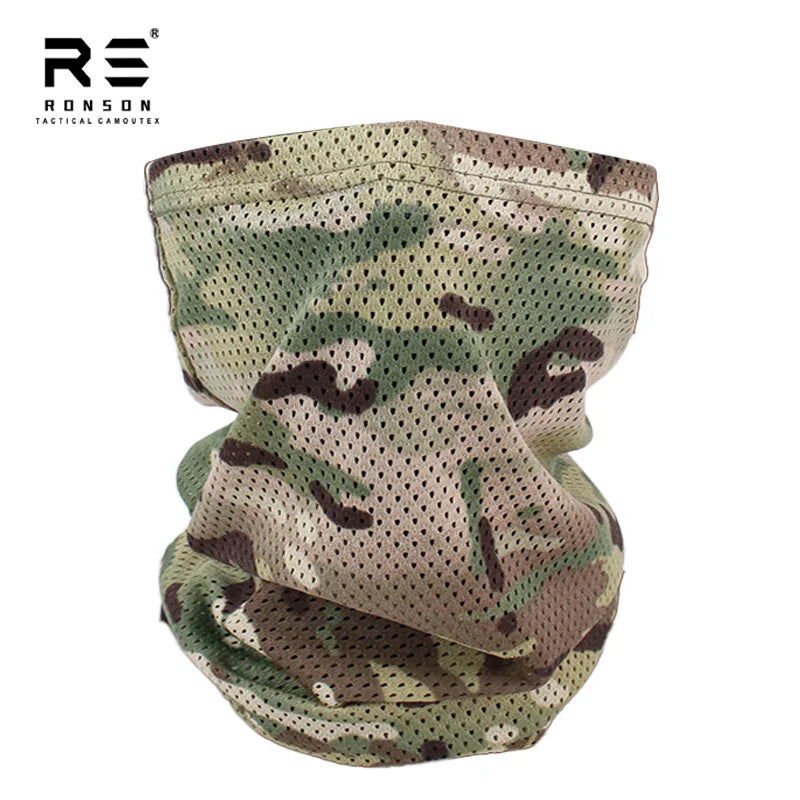 Men's Summer Lightweight Outdoor Cycling Sunscreen Face Mask, Integrated Scarf