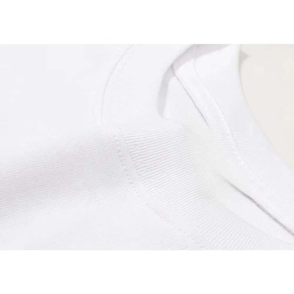 American Trend New Trendy Brand Printed Summer Fashion Cotton High-quality Casual Fitness Hip-hop Men's and Women's T-shir