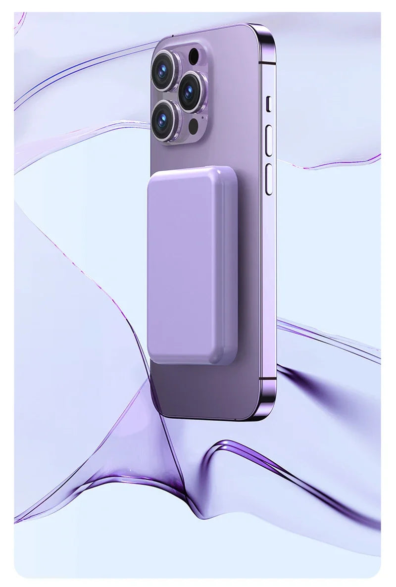 ROMOSS 500000mAh Magnetic Power Bank 25W Wireless Durable Portable Fast Charger Large Capacity for Magsafe for iPhone 17/16/15