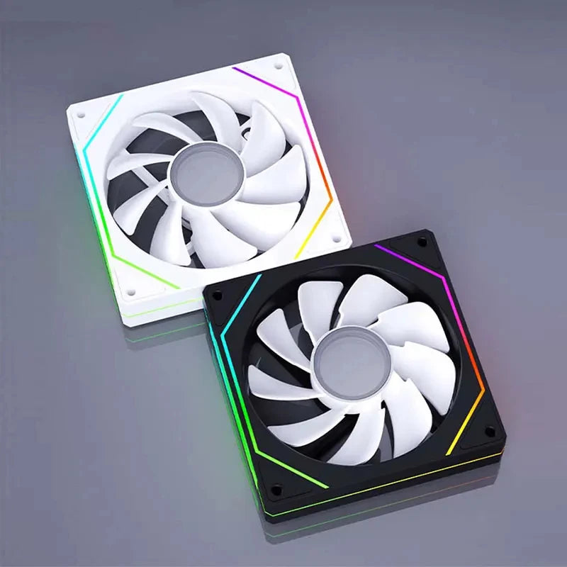 UPSIREN UF-9 PRISM 4 PRO Computer Chassis Fan，92mm ARGB 4 Pin PWM Quiet Cooling Fan 12V Large Air Volume