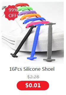 New Colorful Metal Shoelace Clip Press buckle Shoelaces Press Lock Shoes Accessories AF1 Sneakers Kits Metal Laces Tip