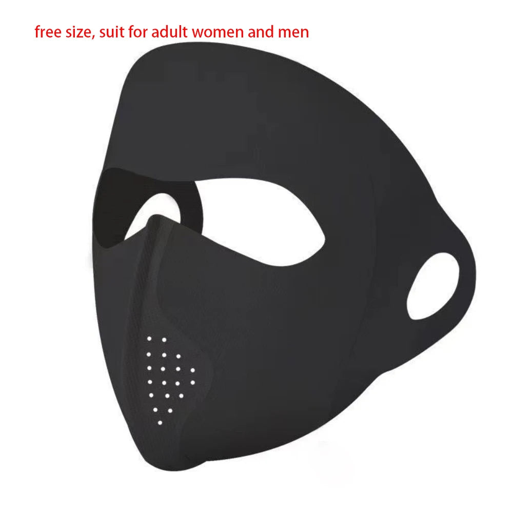 New Breathable Ice Silk Mask Anti-UV Traceless Sunscreen Mask Riding Face Mask Outdoor Sports