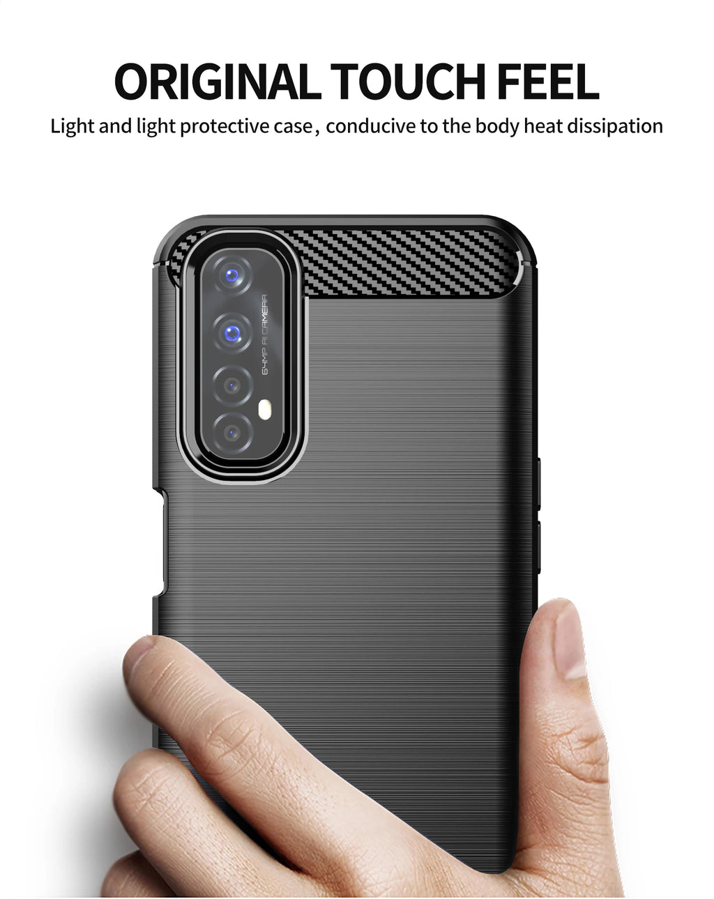 For Realme 7 Narzo 20 30 Pro Coque Silicone Shockproof Half-wrapped Back Cover For OPPO Realme 6 6S 7 8 Pro 7i C11 C17  C20 C21