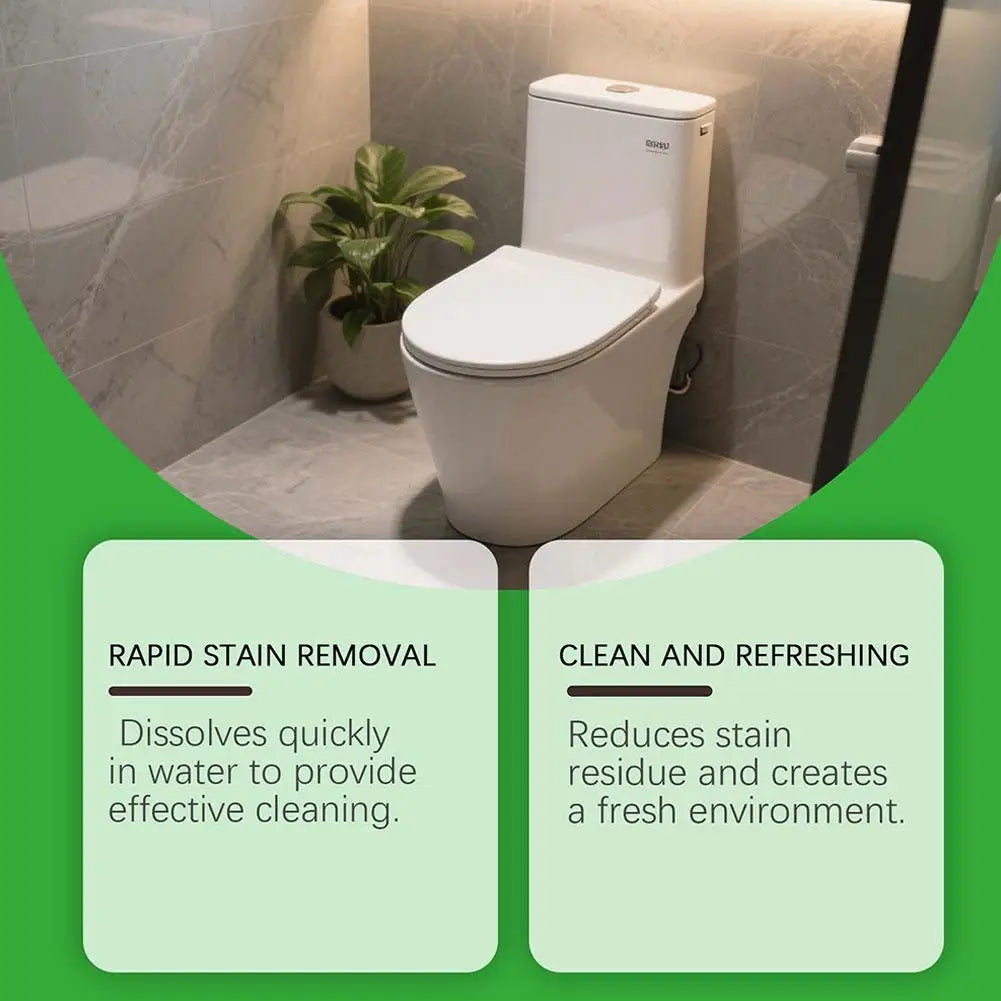 Toilet Cleaning Tablets Continuous Cleaning Reduces Toilet Stains Easy To Use Compact Portable And Convenient
