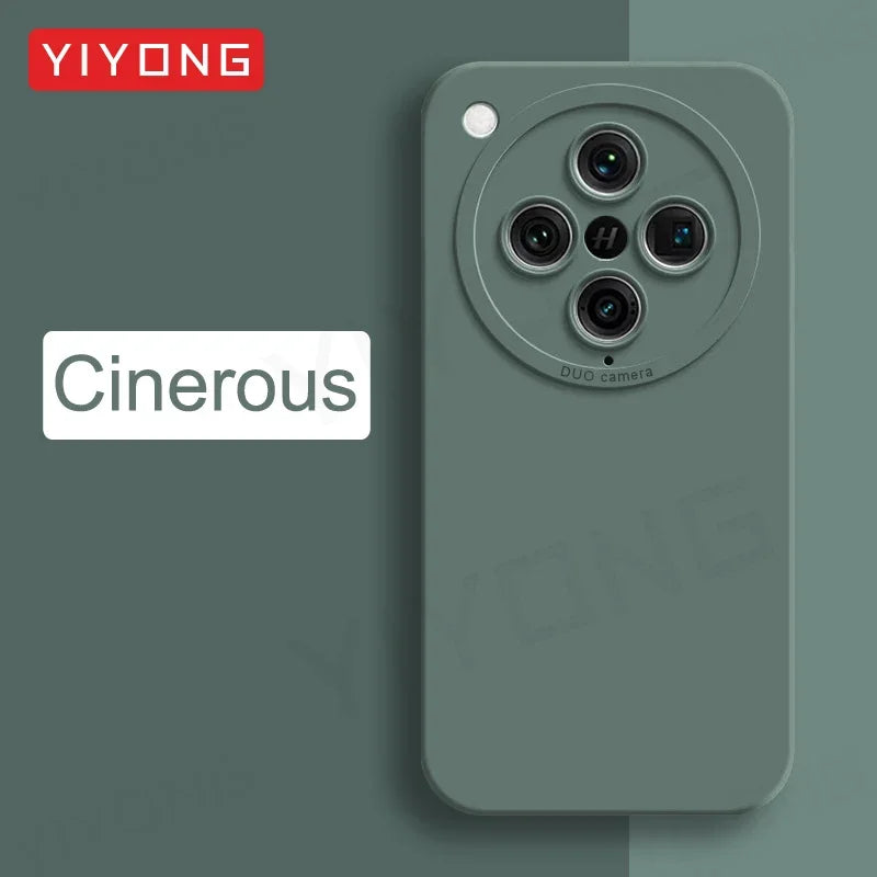 For FindX8 Pro Case YIYONG Silky Feel Liquid Silicone Soft Cover For OPPO Find X8 Ultra X9 Pro FindX9 5G Shockproof Phone Cases