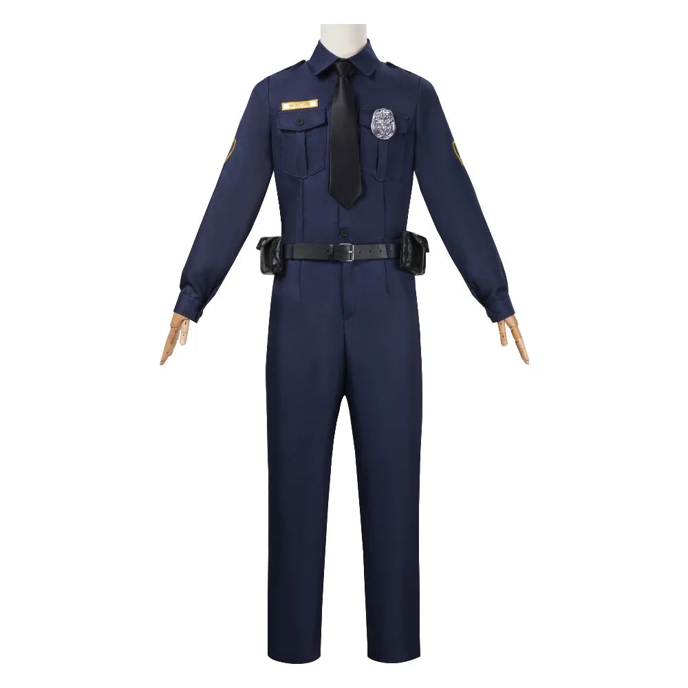 Nick Folk Cosplay Outfits Nick Wilde Clothes Nick Police Uniform Adult Christmas Halloween Carnival Role Play Uniform for Men