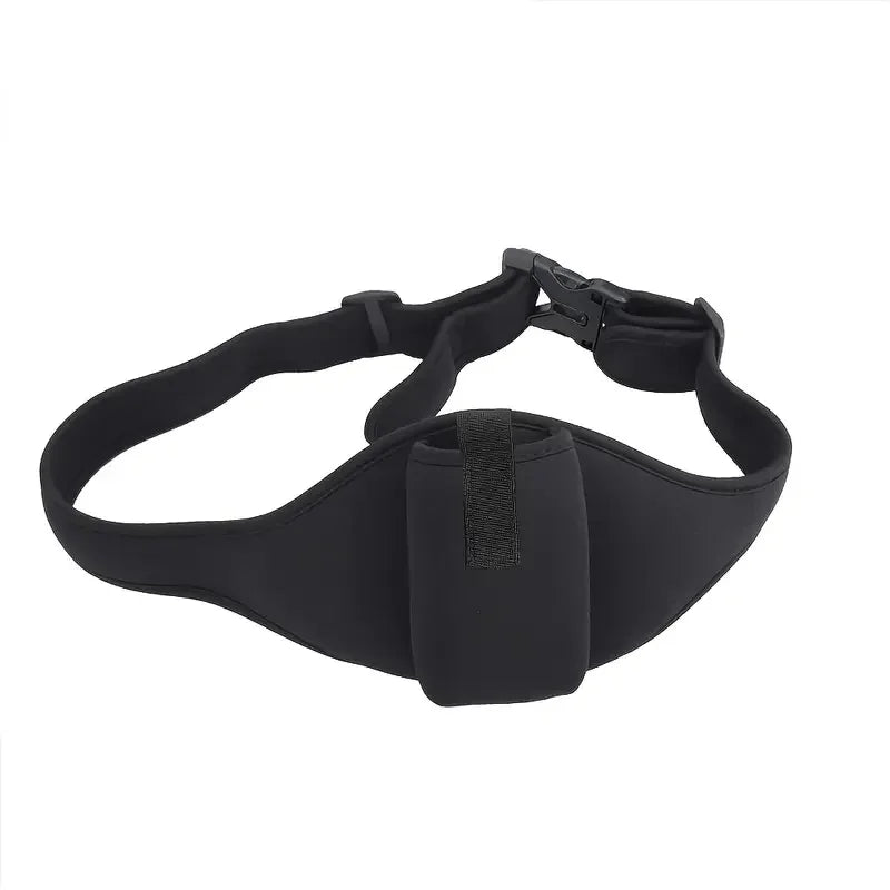 Adjustable Mic Belt with Hands-Free Mic Holder - Secure Waist Carrier Pouch for Fitness Instructors,Public Speakers,Performancer