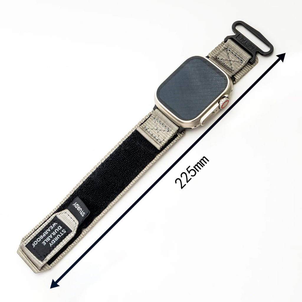 Tactical Sports Strap for Apple Watch Ultra 2 Band 49mm 46 44mm 41mm 45mm 40 42mm Nylon Band for Iwatch Series 10 9 8 7 6 SE 5 4