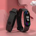 Silicone watchbands For Xiaomi Mi Band 7 NFC Wrist Replacement Miband Sport bracelet Air-hole Watch Correa mi band 6 5 4 3 strap