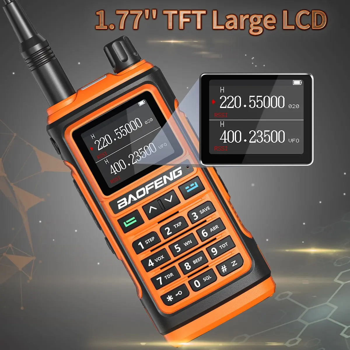 Baofeng UV 17 Pro Wireless Copy Frequency Walkie Talkie 16 KM Long Range Flashlight Type-C Charger Ham Radio UV 17 Pro L K5 5R