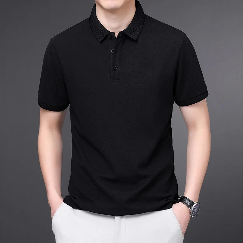 4XL High Quality Breathable Men Women Polo Shirts Casual Solid Color Short Sleeve Soft T-Shirt Oversize Gift Couple T-Shirt Tees