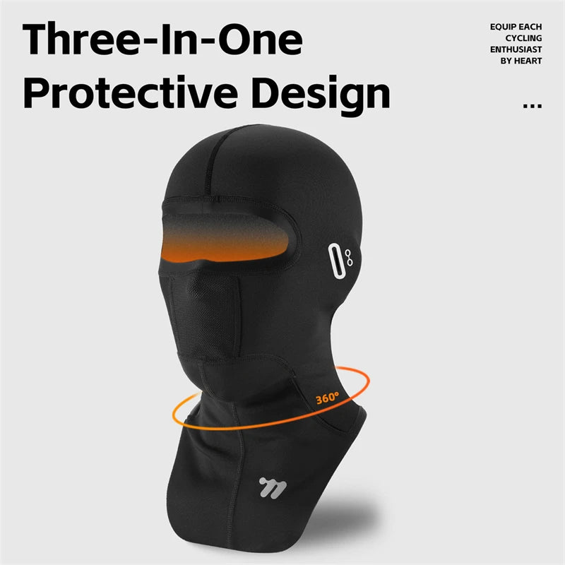 WEST BIKING Winter Warm Cycling Cap Windproof Thermal Bicycle Motorcycle Balaclava Men Women Running Skiing Scarf Full Face Mask