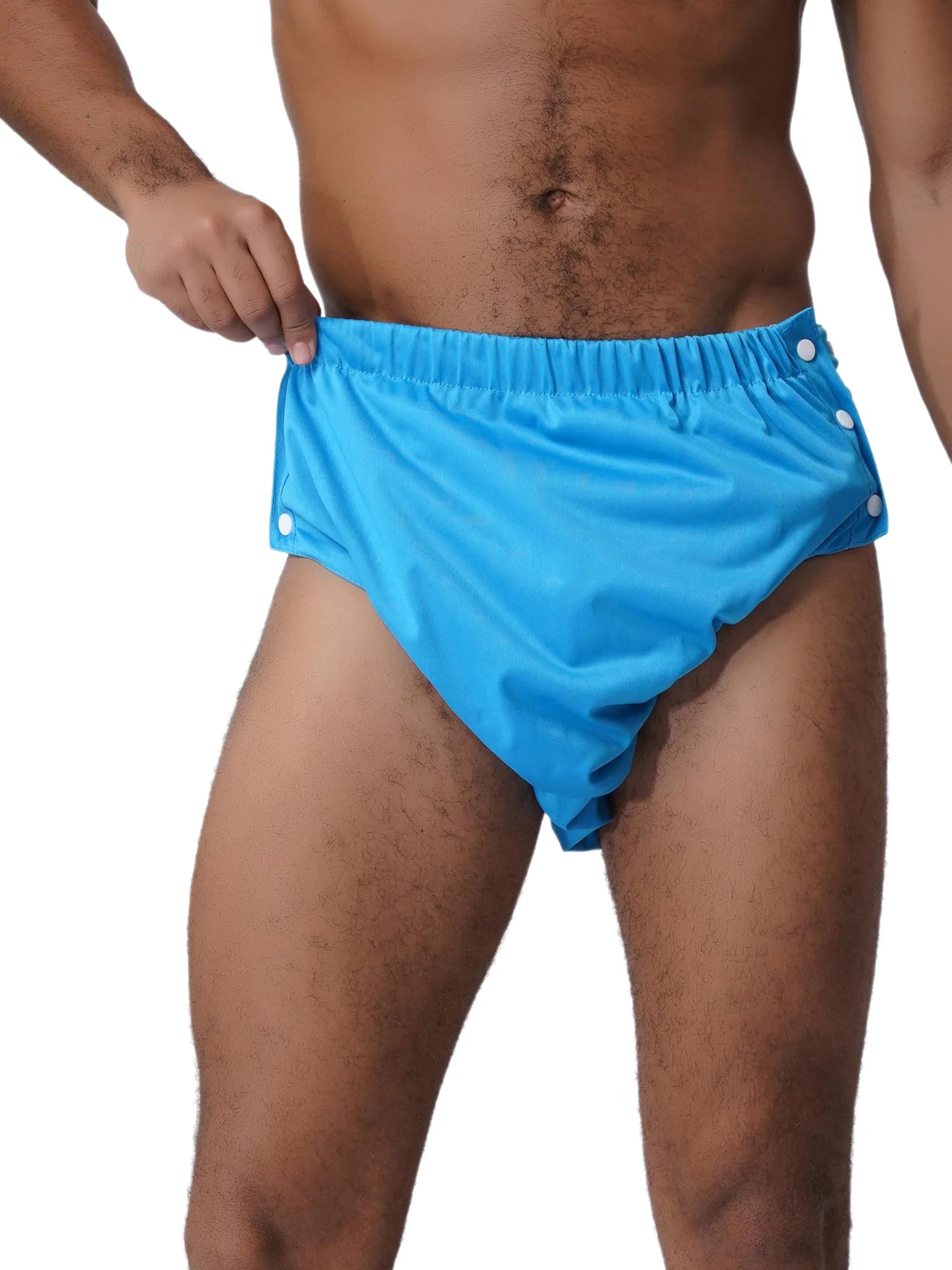Adults Tear Away Diaper Cover Underwear  Adjustable Waist Leak-proof Reusable Adaptive Underwear for Elders Bedridden Patients