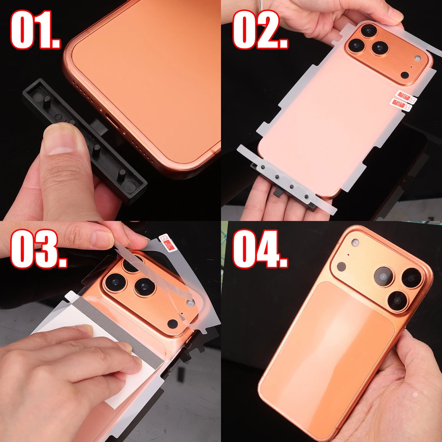 3/2/1Set Flexible TPU Hydrogel Film Sidr Back Full Cover Screen Protectors for IPhone 17/17 Pro/17 Air/17 ProMax