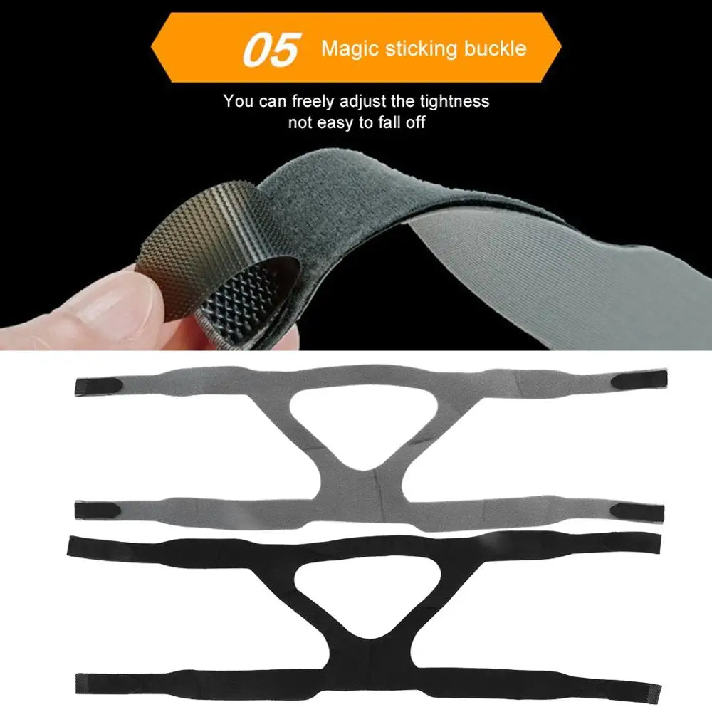 CPAP Portable Elastic Anti-snoring Headband Washable Respirator Mask Head Belt Breathable Universal Nasal Mask Face Mask Medical