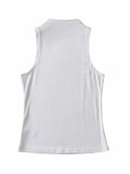 Summer NEW Arrival Women Solid Color Causal Sexy Croped-Top Sleeveless Tank Streetwear