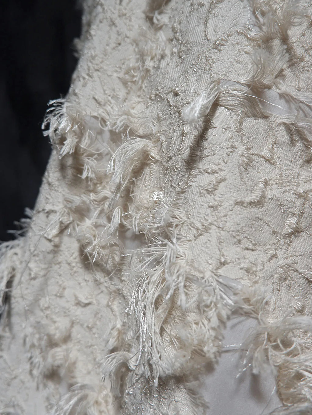 Jacquard Woven Fabric Mixed Tassels for Clothing Outerwear Designer Cloth Apparel for Diy Sewing Nylon Polyester Cotton Material