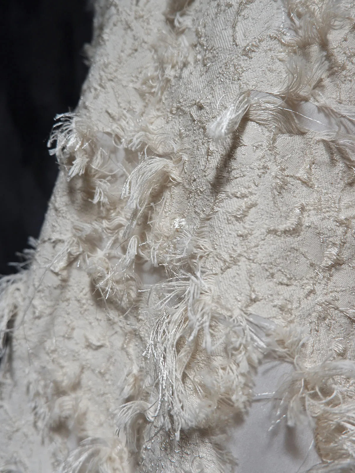 Jacquard Woven Fabric Mixed Tassels for Clothing Outerwear Designer Cloth Apparel for Diy Sewing Nylon Polyester Cotton Material