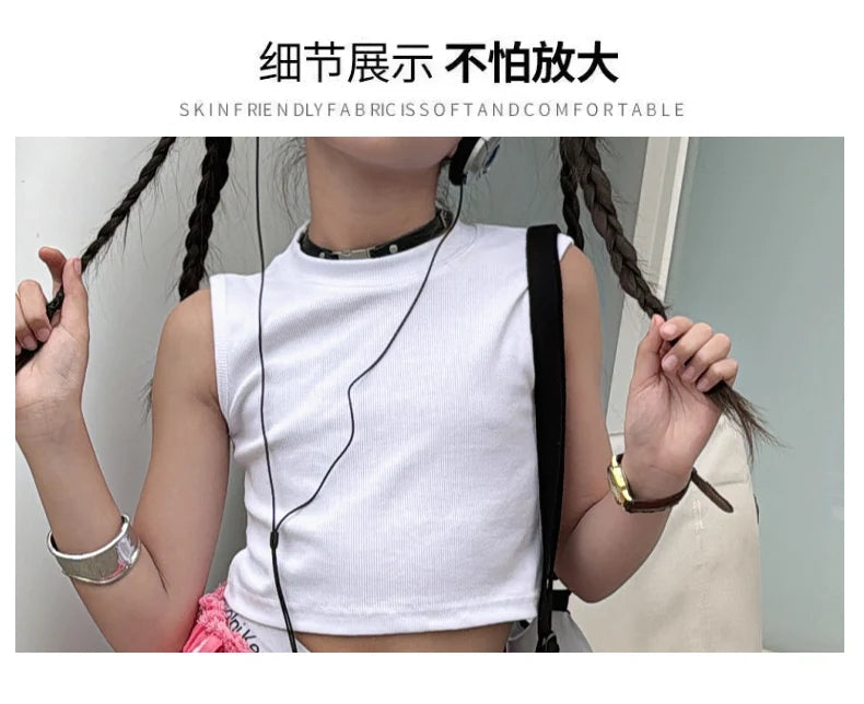 junior girls pink gradient color hole wide leg jeans cotton teenager kids Mop pants pant children trousers adolecentes 4 12 14