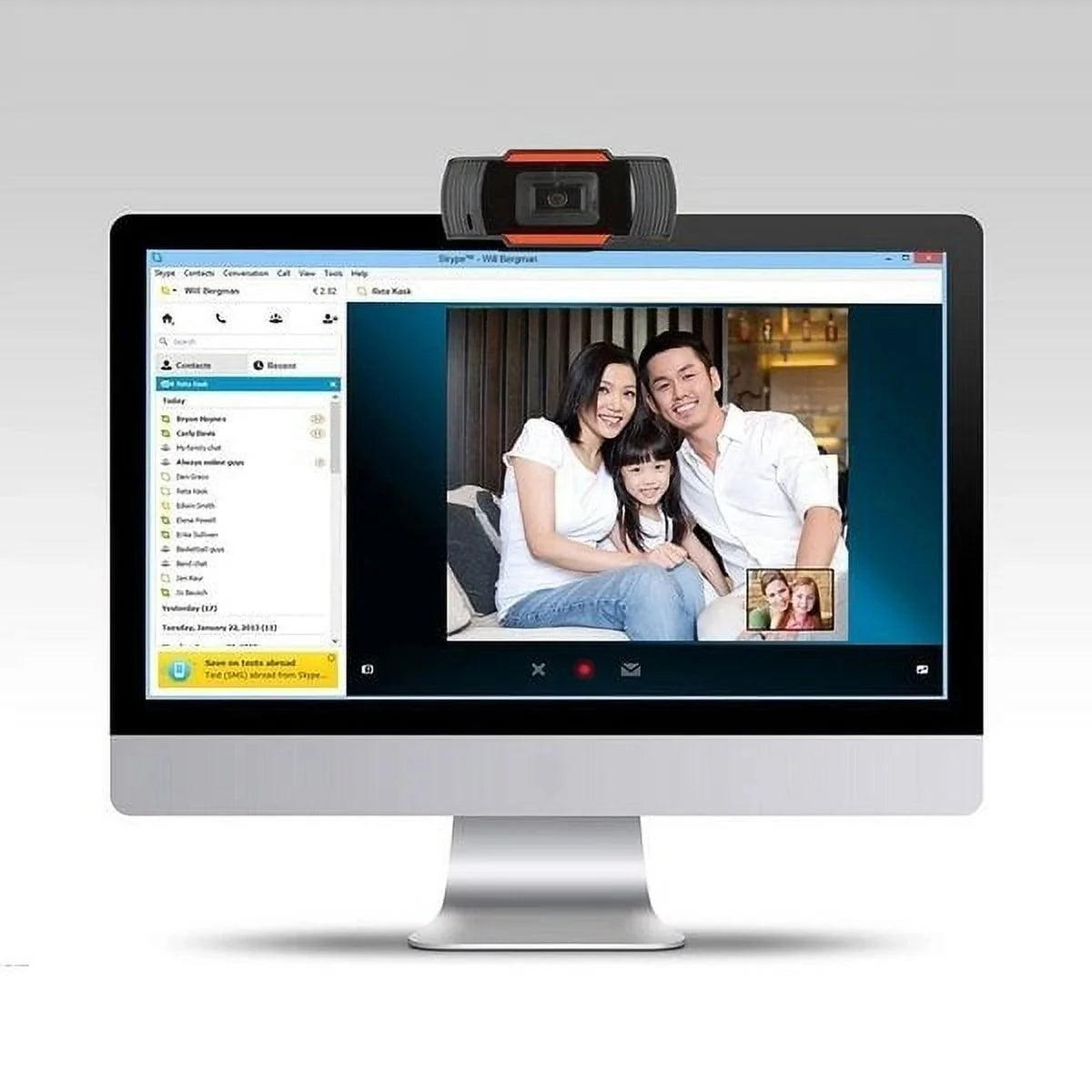2K 1080P Full HD Computer Web Camera PC Webcam with Microphone USB Plug Autofocus for  Live Video Call Living Conference Camera