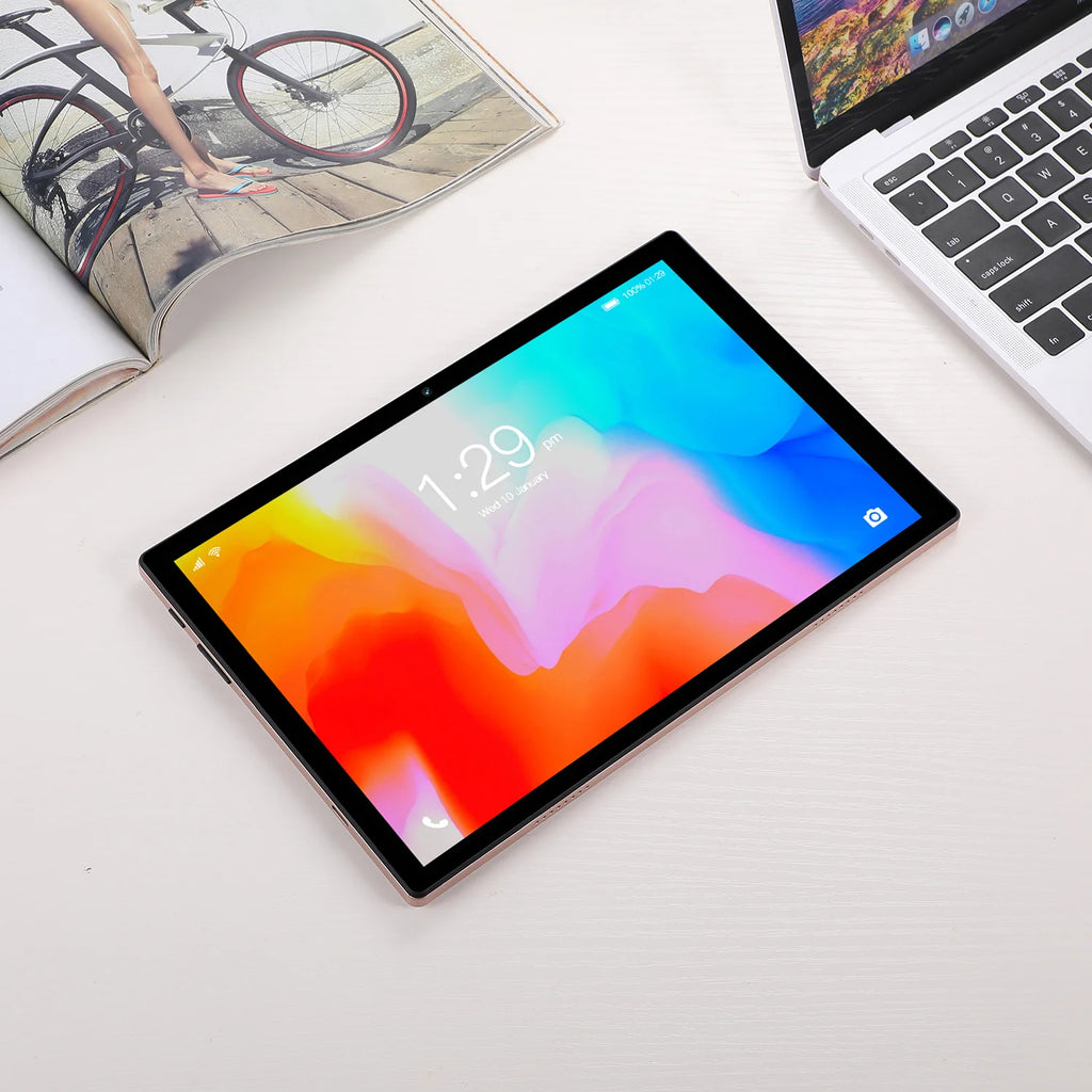Best Selling Android 10.1-inch Tablet Octa core Dual Cameras Dual SIM 4GB RAM 64GB ROM 5000 Battery Calling Tablet WIFI