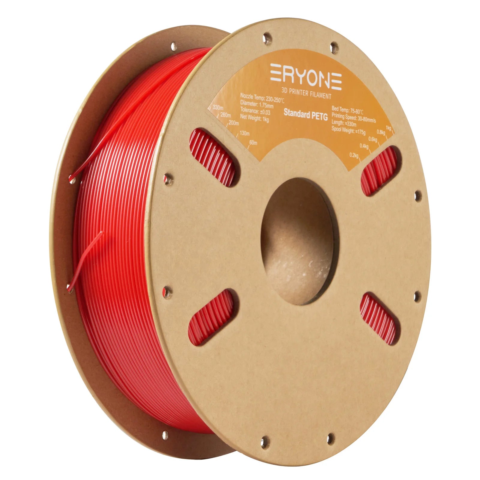 ERYONE 1/5/10KG PETG Filament 3D Print 1.75mm,Multicolor Available,1kg petg filament,3D Printing Filament Wholesal ,1KG/Spool