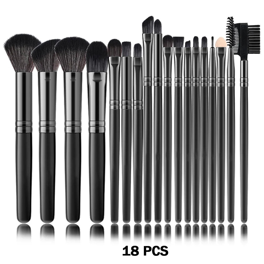 New 10/32PCS Makeup Brushes Set Soft Fluffy Powder Foundation Contour Blush Concealer Eyeshadow Blending Highlighter Beauty Tool