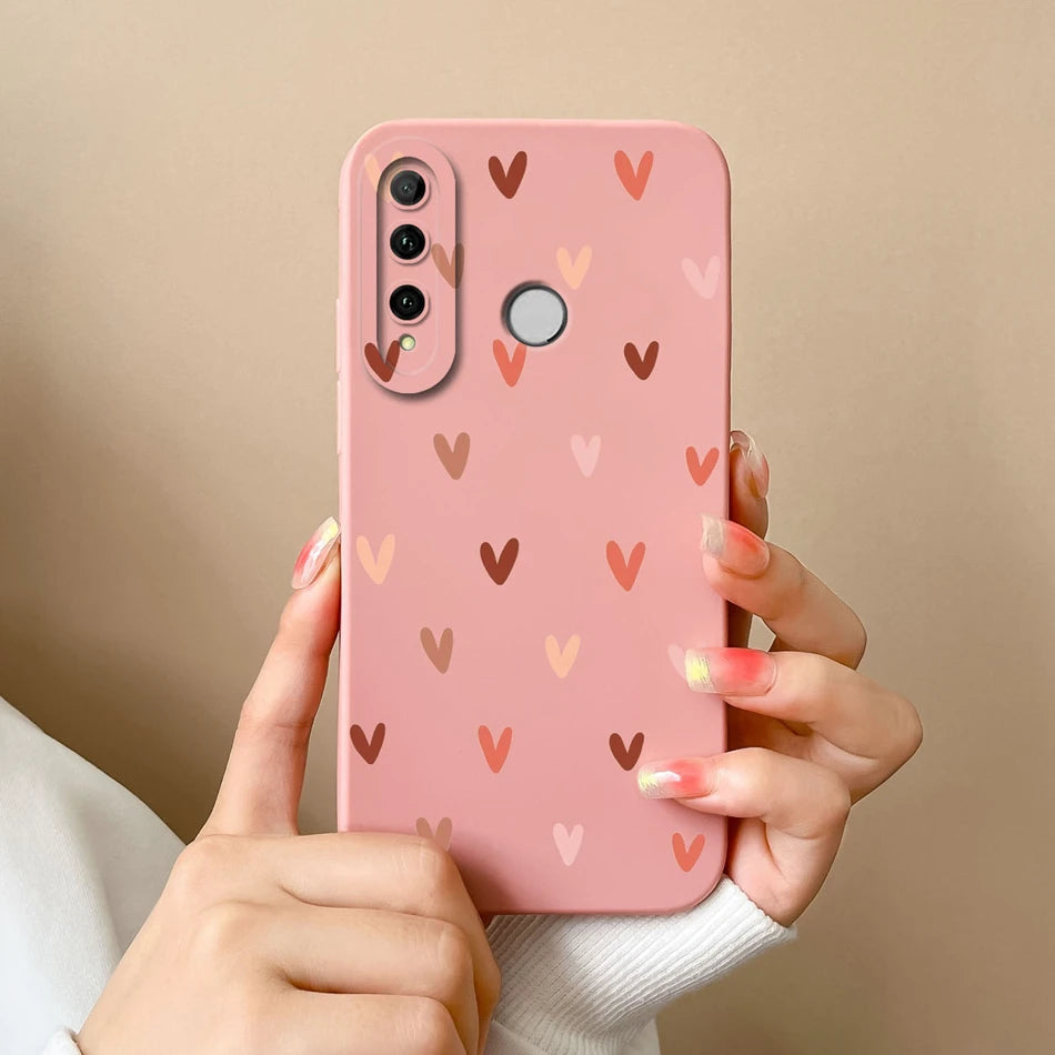 For Honor 10i Phone Case Butterfly Cat Soft Liquid Silicone Camera Protection Cover For Huawei Honor 10 i Model HRY-LX1T Fundas