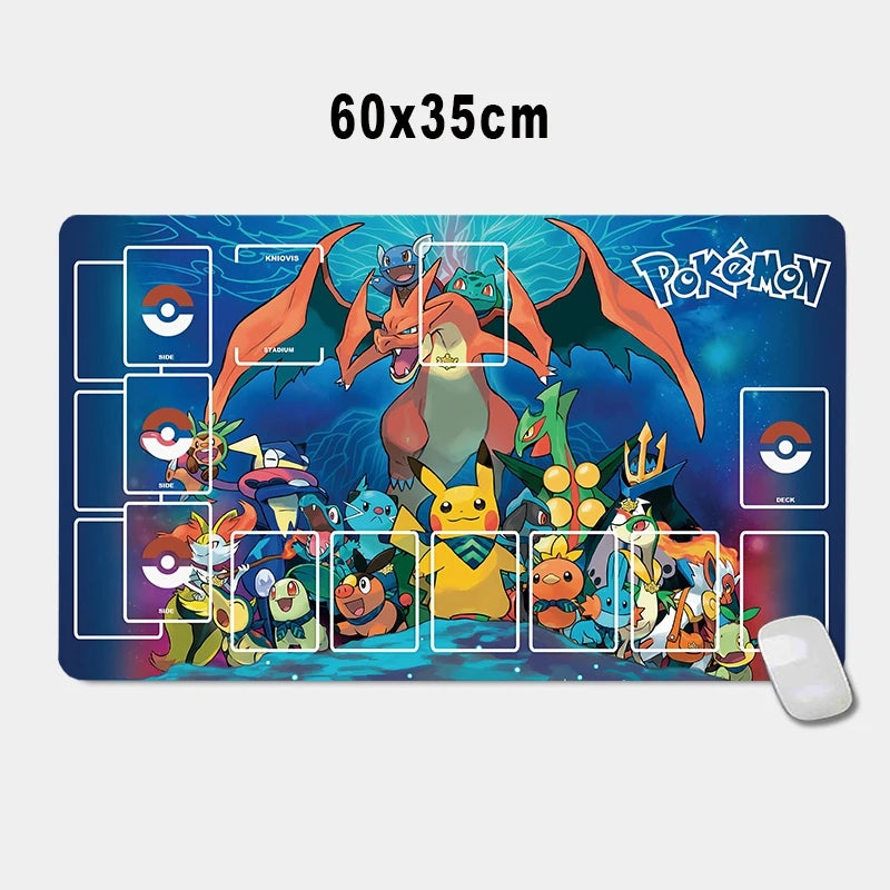 PTCG Pokemon Iono Rosa Eevee Snorlax Animation Characters Single Table Mat Battle Pad Classics Anime Collection Cards Toy Gift