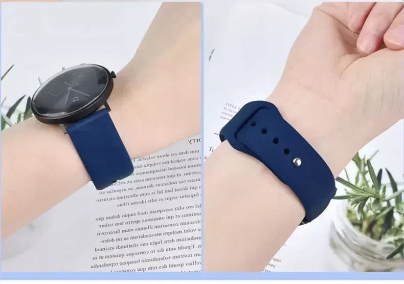 20mm 22mm Silicone Band For Amazfit GTR/GTS 2 3 4 Sport Band For Amazfit Active 2 Square/Balance 2/Cheetah Pro/Round/Bip 6 5 3