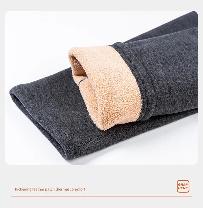 Thermal Underwear Men Winter Clothes Fleece Keep Warm Leggings Soft Underpants Also Can Sleepwear