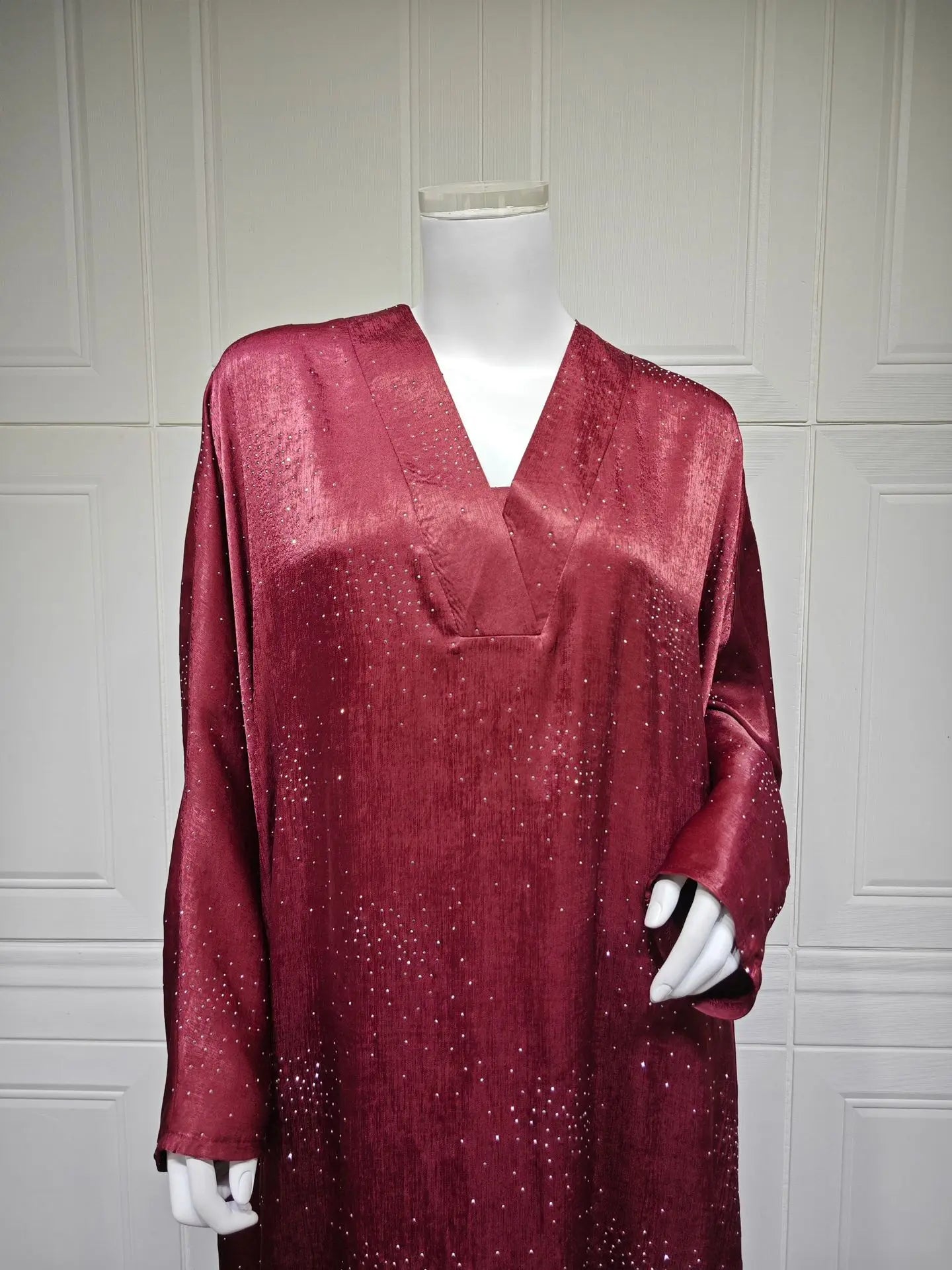 Eid Muslim Abaya Women Diamond Dress Party Night Ramadan Arab Dubai Dresses Kaftan Vestidos Largos Long Robe Jalabiya 2025