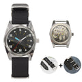 PHANTOM men’s Hand-Wind Mechanical Watch 7120 Waterproof Bauhaus Design Watch for Men wholesale