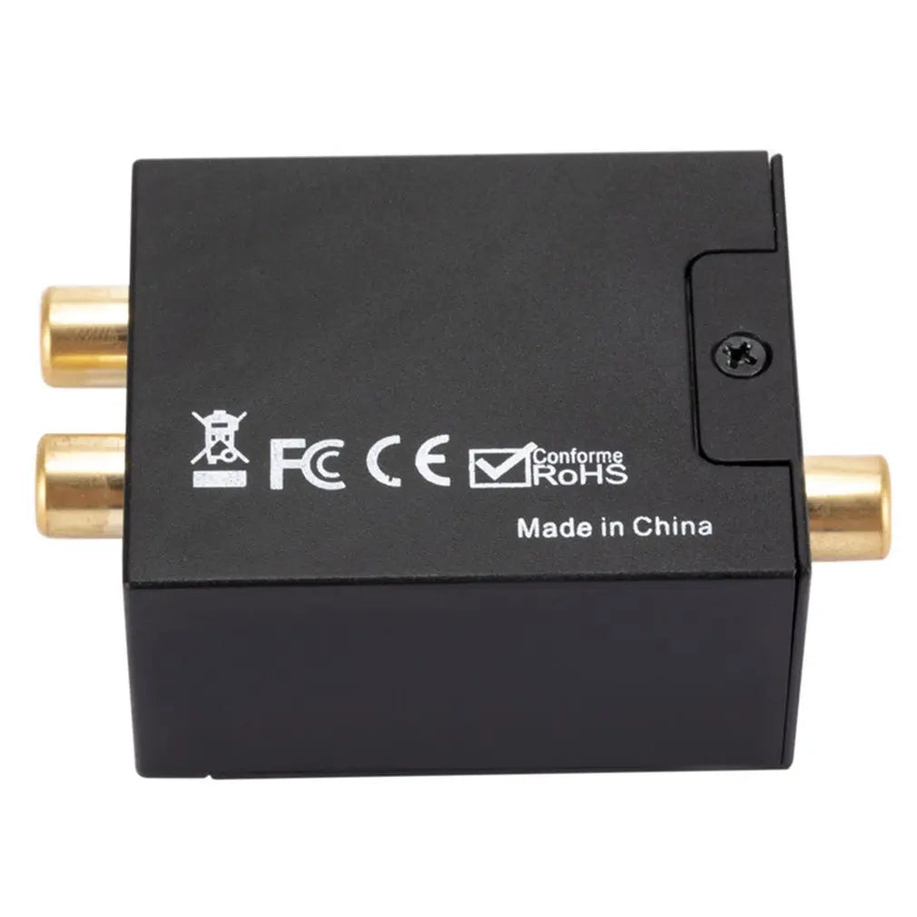 Digital to Analog Audio Converter 3.5MM Jack 2*RCA Amplifier Decoder Optical Fiber Coaxial Signal to Analog DAC Spdif Stereo