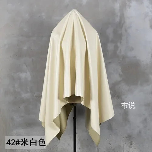 PU Soft Leather Fabric Artificial Leather Waterproof Micro Elastic Clothing Bag Designer Cloth Apparel Diy Sewing