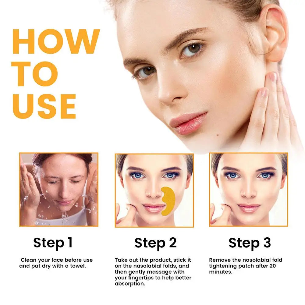 10pcs/box Forehead Wrinkle Patch Lightening Forehead Wrinkle Gel Patch Hydrolyzed Collagen Firming Mask Facial Skincare Stickers