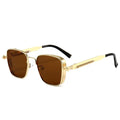 Men's Steampunk Sunglasses Personality Square Large Frame Men's Sunglasses Car sunglasses 8479